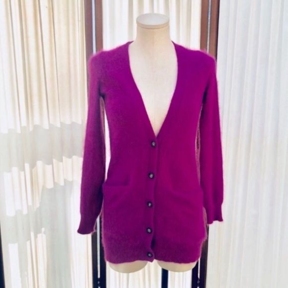Madewell Wallace Silkstone Angora Blend Cardigan - Picture 1 of 8